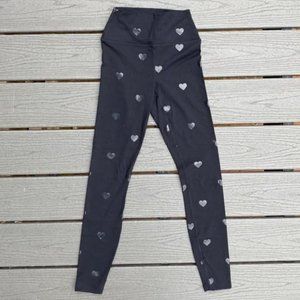 Heart Print High Waist 7/8 Legging